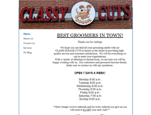 Tablet Screenshot of classydoggiecuts.com